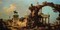 Capriccio of Roman Ruins with a Renaissance Church Poster Print by Canaletto - Item # VARPDX2CA162